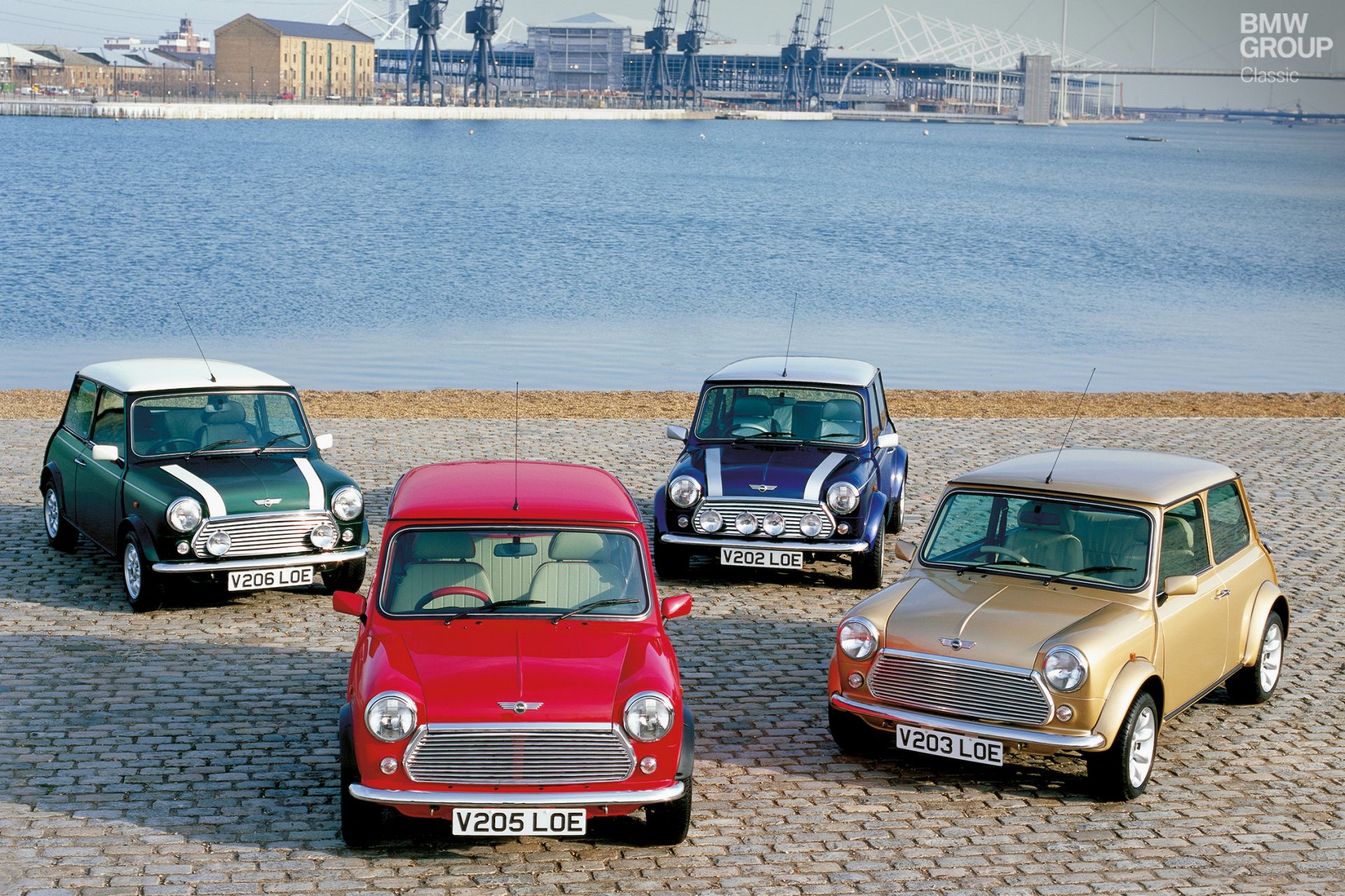 Vier Mini Cooper Classic