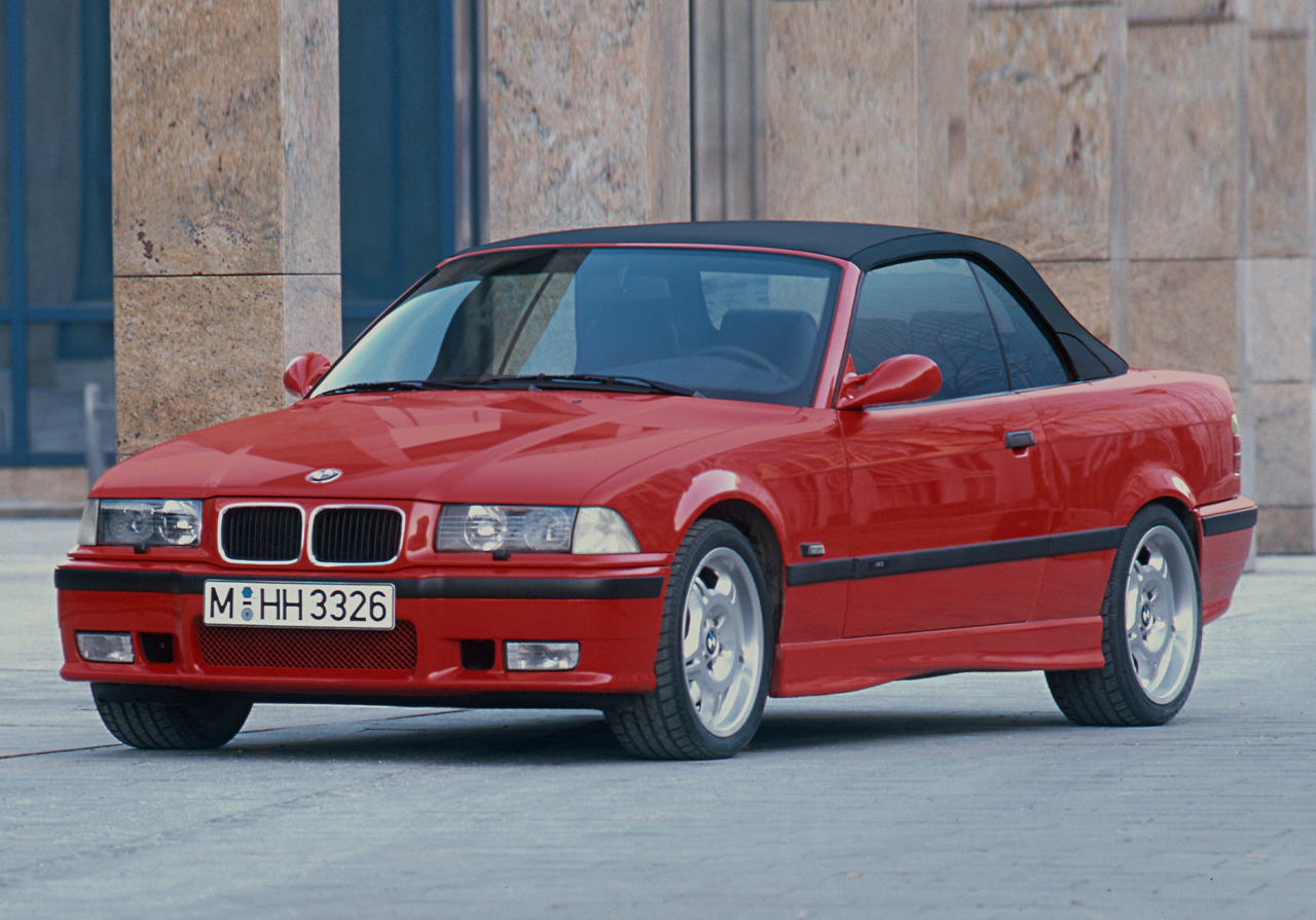 BMW M3 Convertible (E36), 321 hp, image size:1280x895