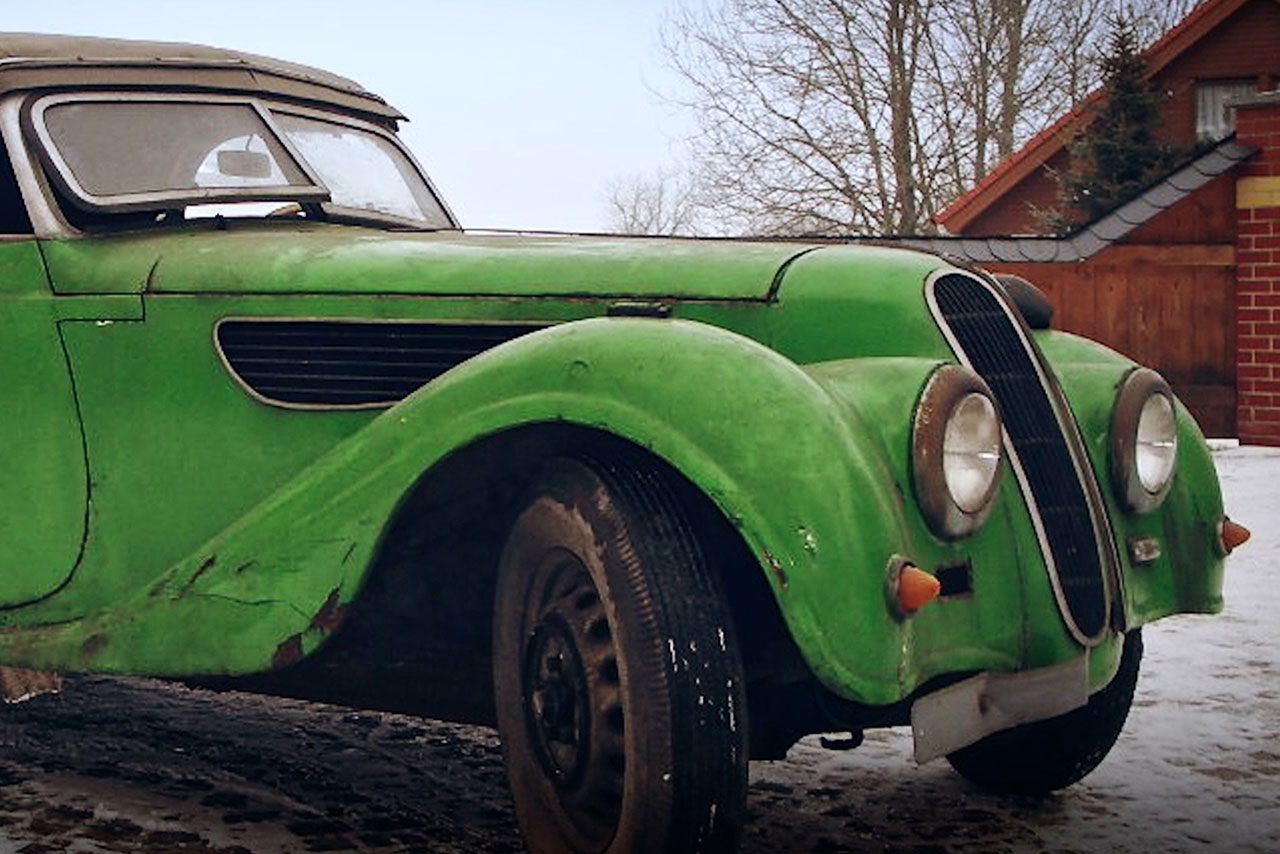 BMW 323i vor der Restauration