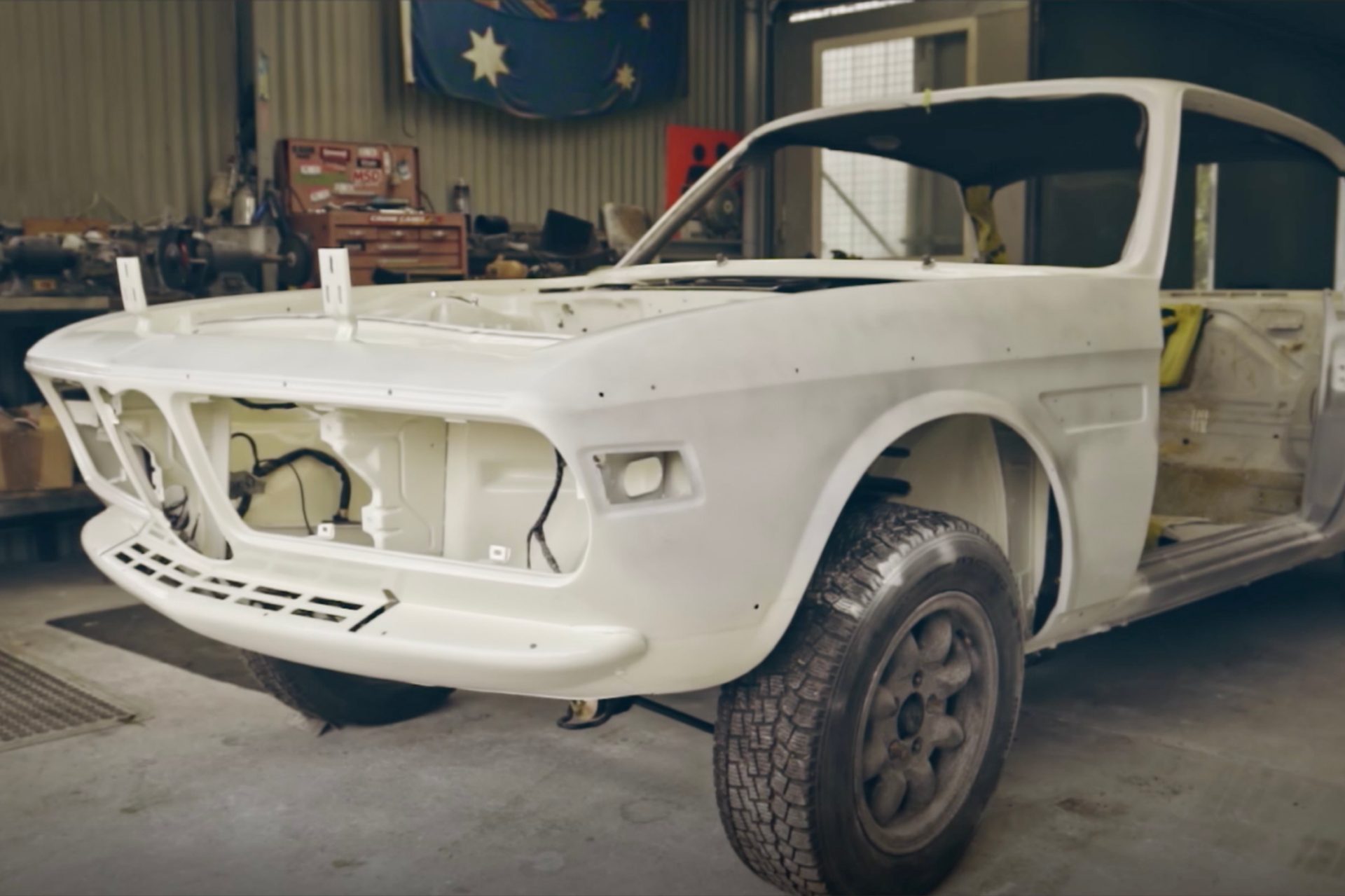 Die Karosserie des Autos