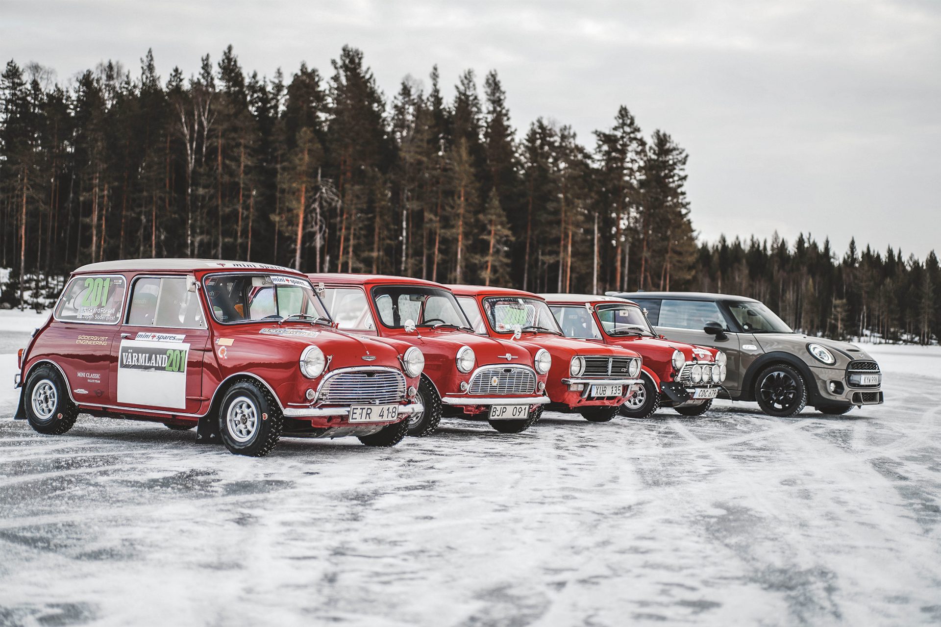 Five Minis in a row