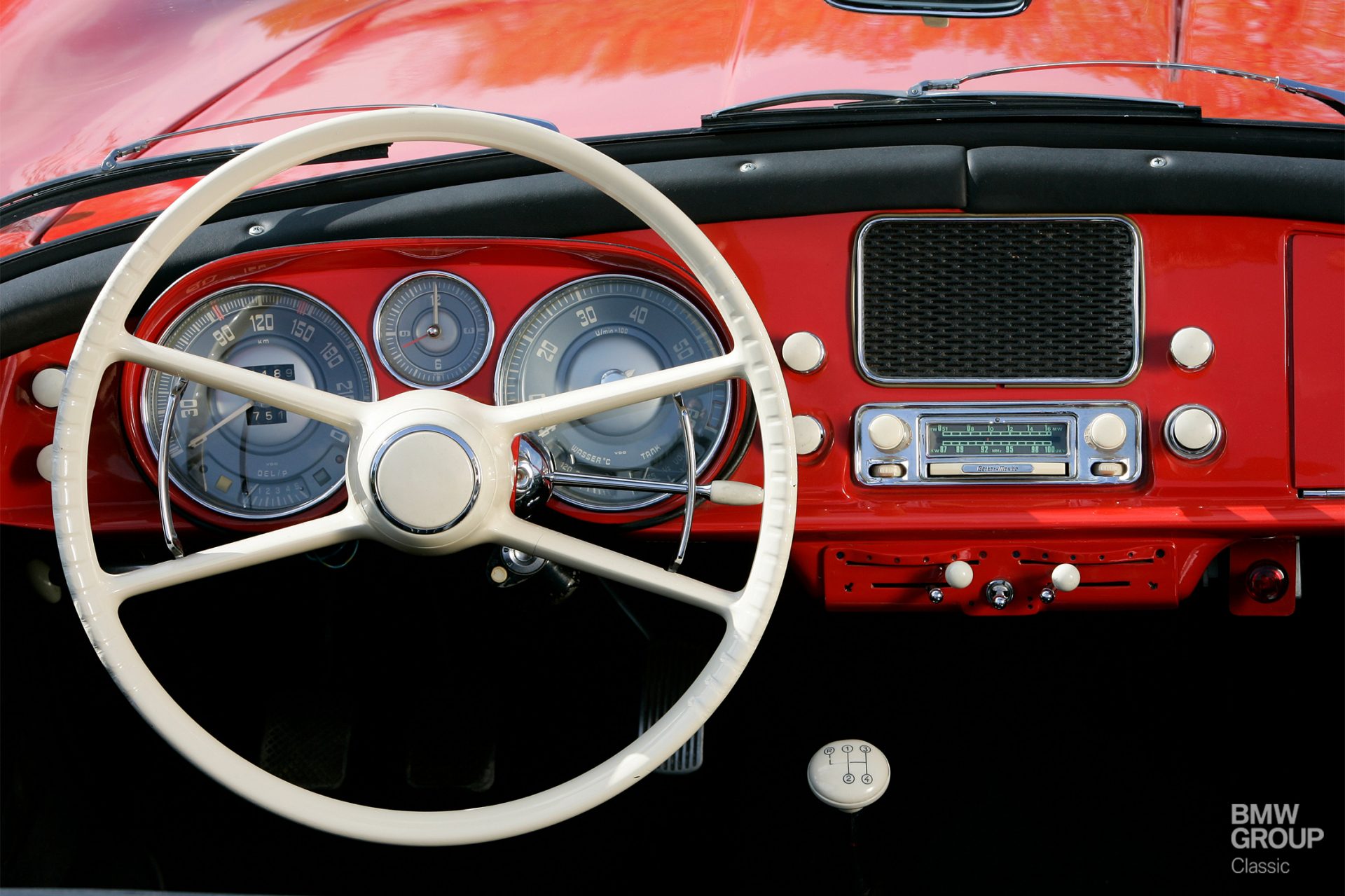 BMW 507; Cockpit
