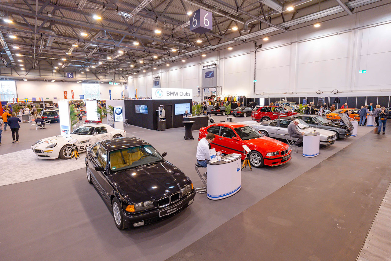 BMW Classic stand at Techno Classica in Essen.