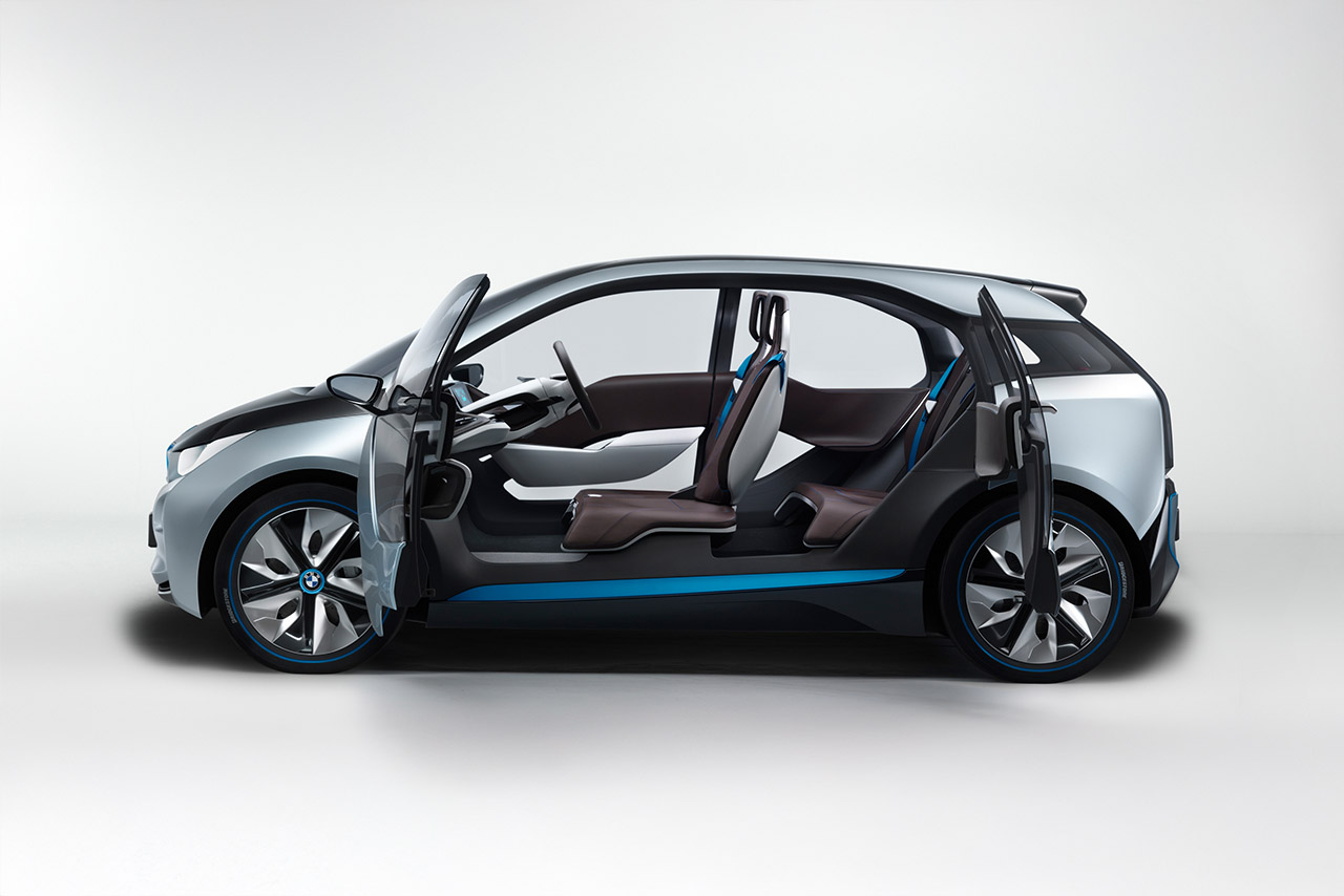Side view of BMW i3