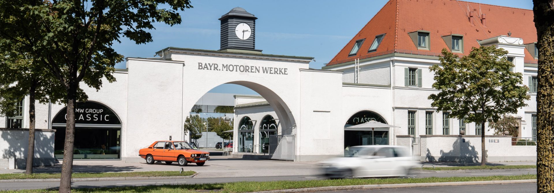 BMW Group Classic entrance gate