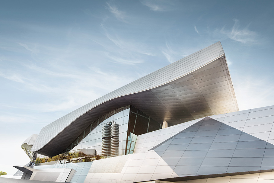 Exterior view of BMW Welt