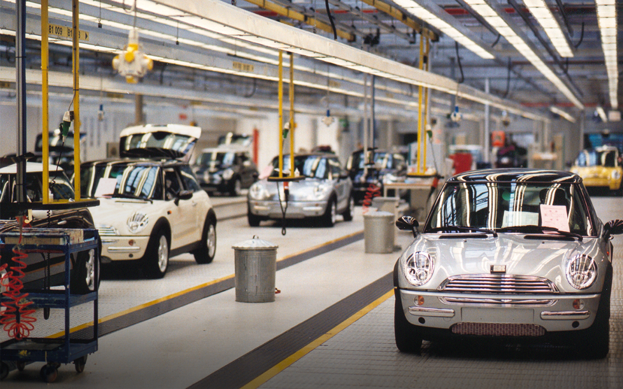 Production of the new MINI begins in Oxford.