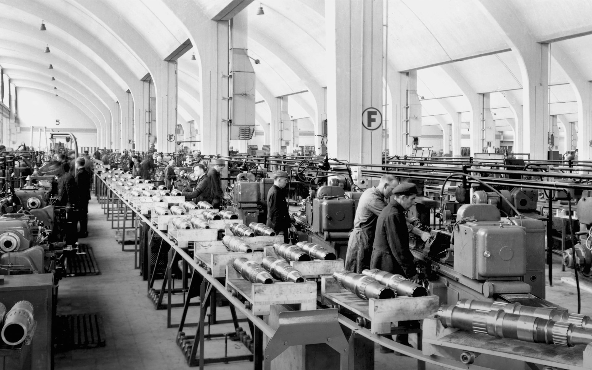 Forced labour at BMW during World War II.