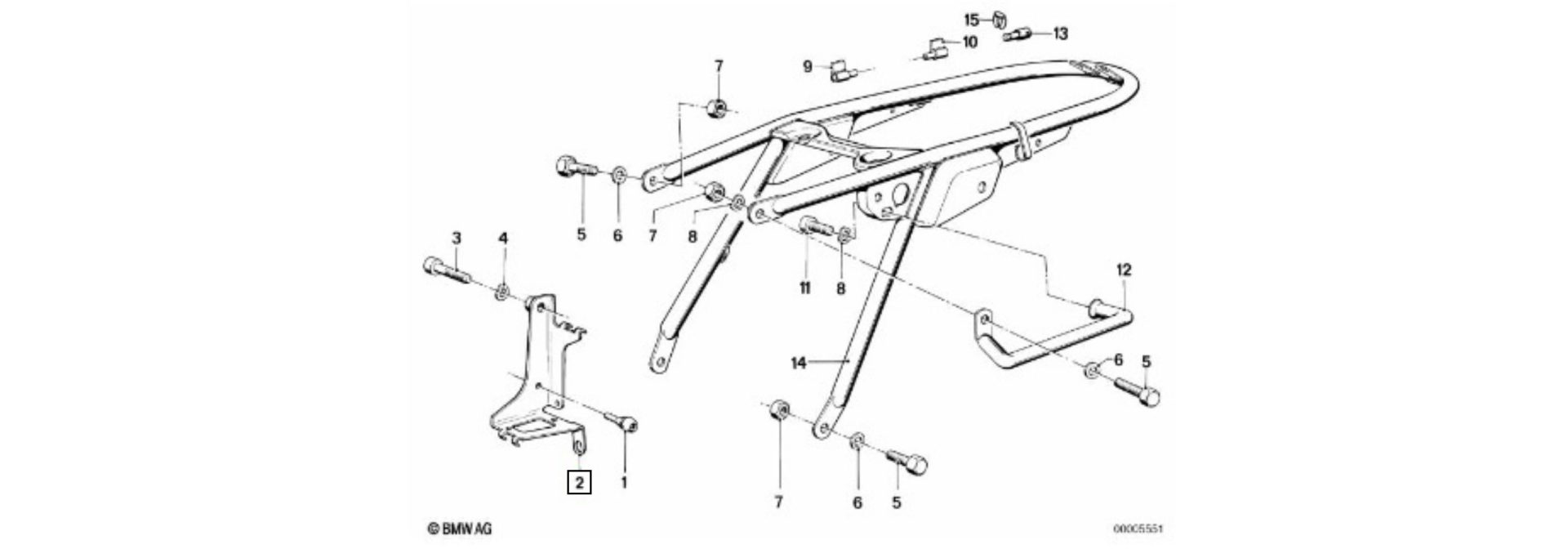 Exploded-view drawing battery tray