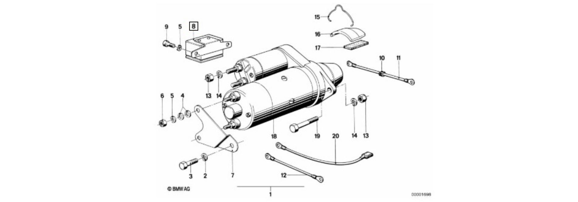 Exploded-view drawing relay