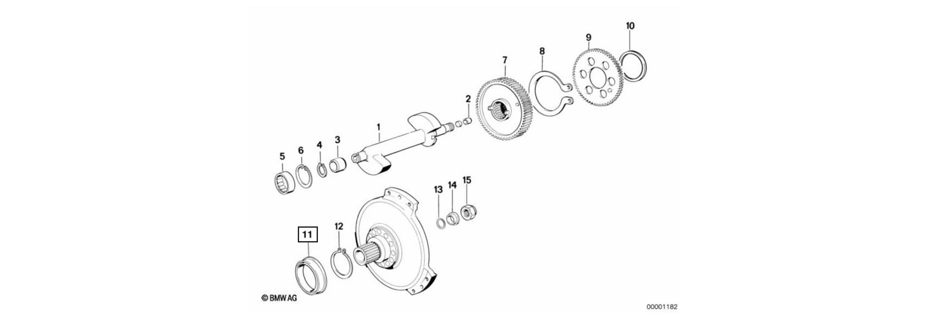 Rillenkugellager Explosionszeichnung