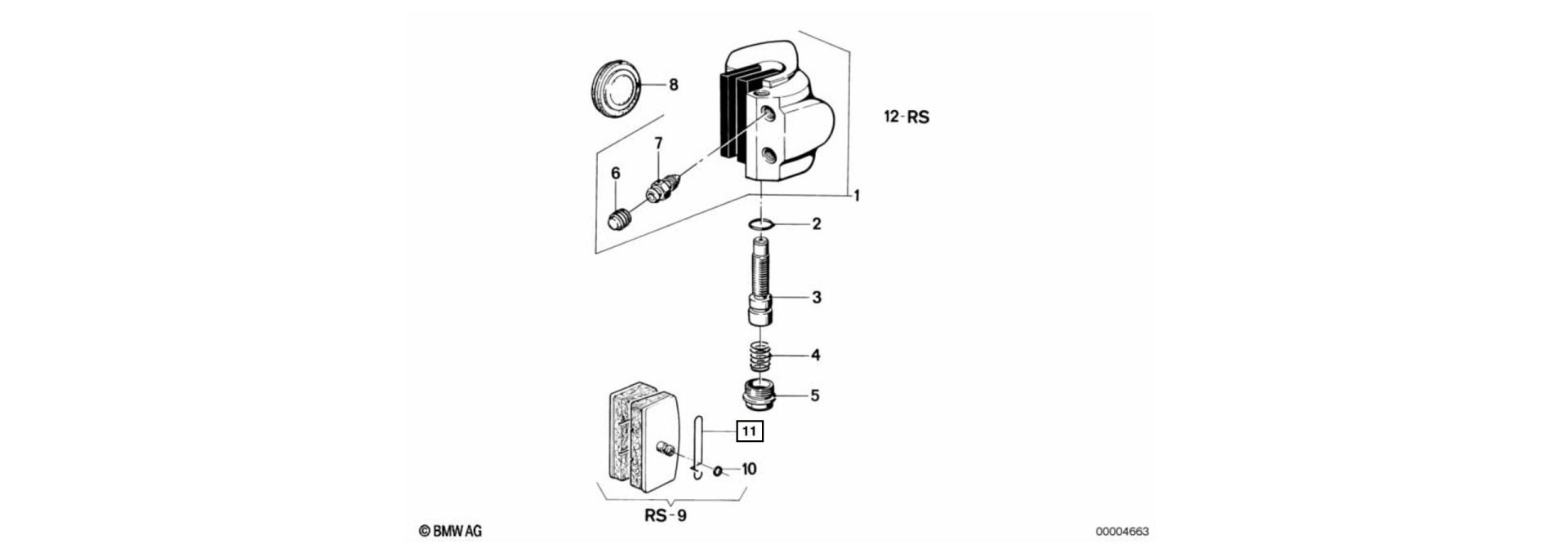 Feder Explosionszeichnung