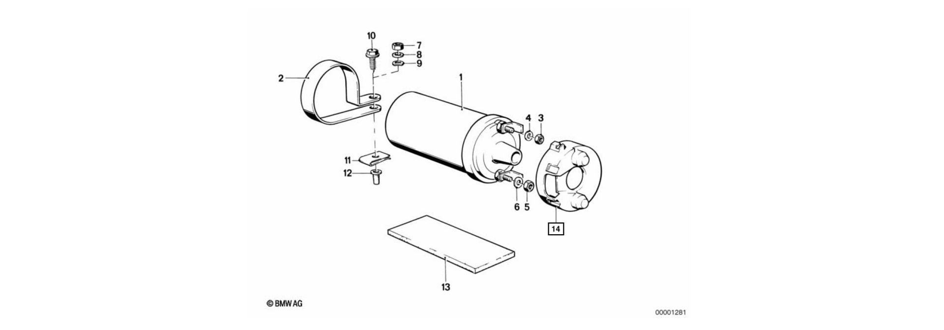 Exploded view drawing covering cap