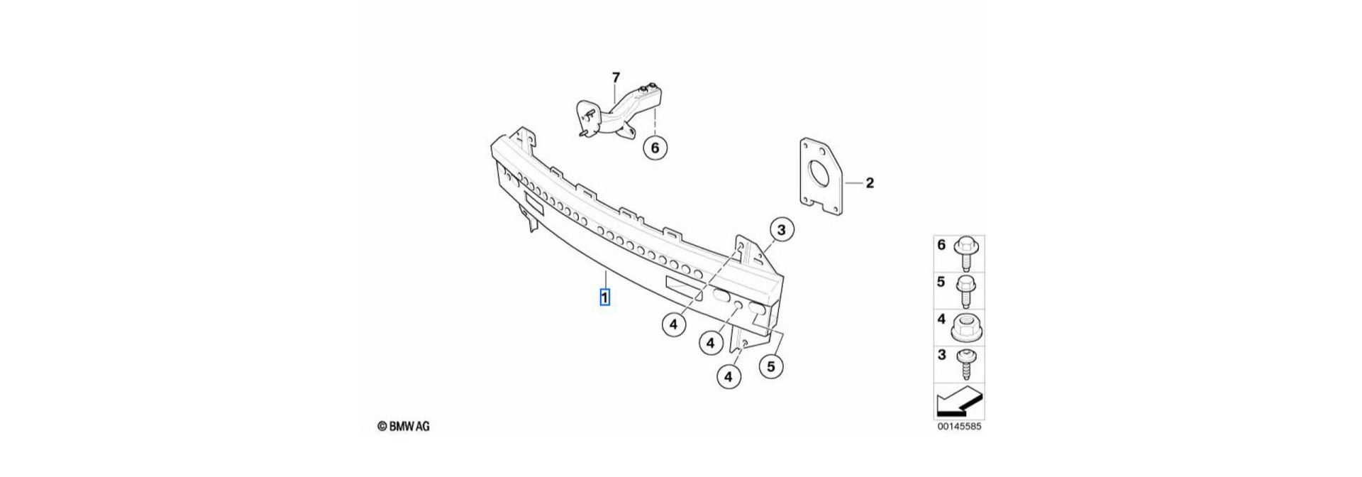 Front bumper support