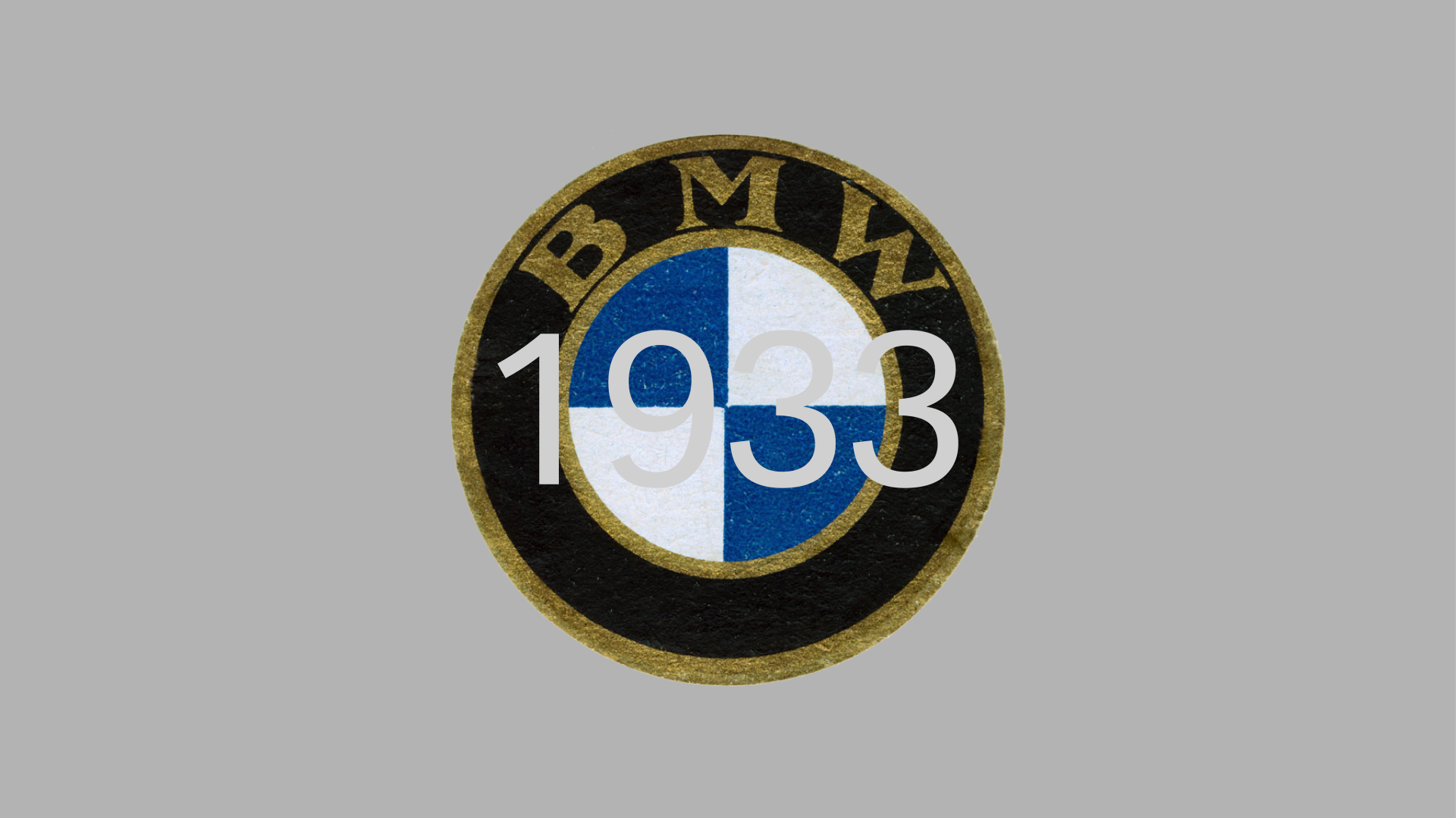 BMW Logo 1933