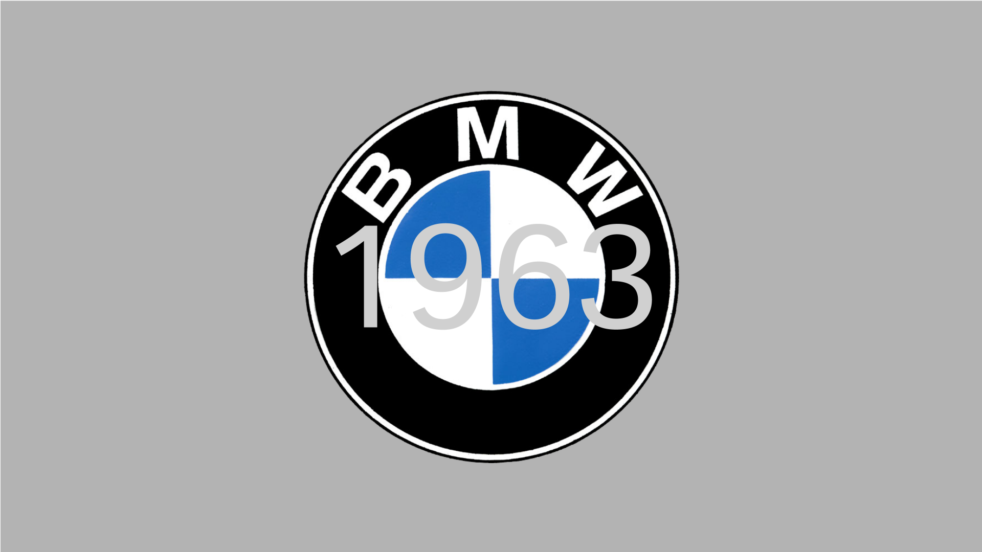 BMW Logo 1963